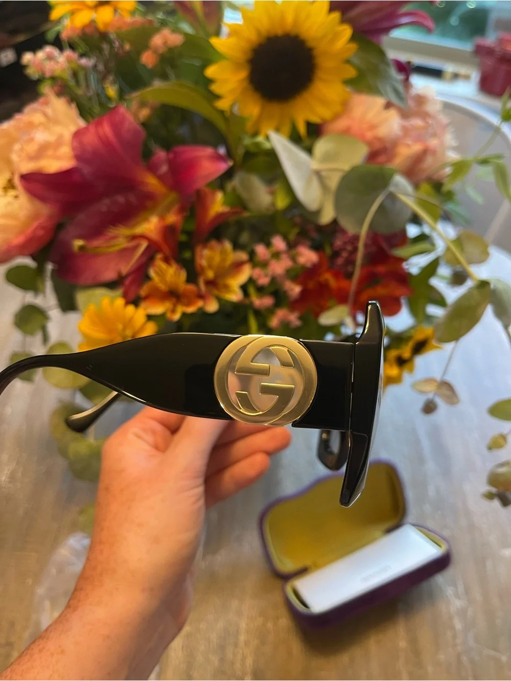 Gucci GG0053SN Oversized Square Sunglasses